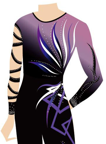 男子新体操レオタードGRM-2017-1006フロント