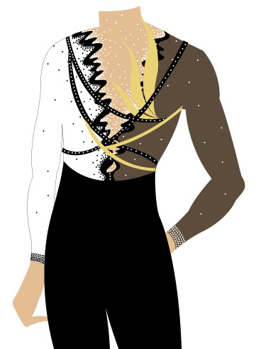 男子新体操レオタードGRM-2016-1002フロント